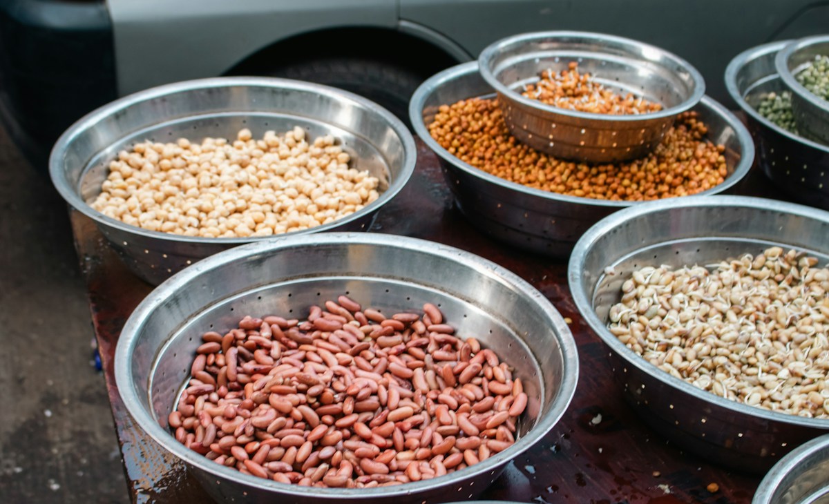 Photograph of dried beans
