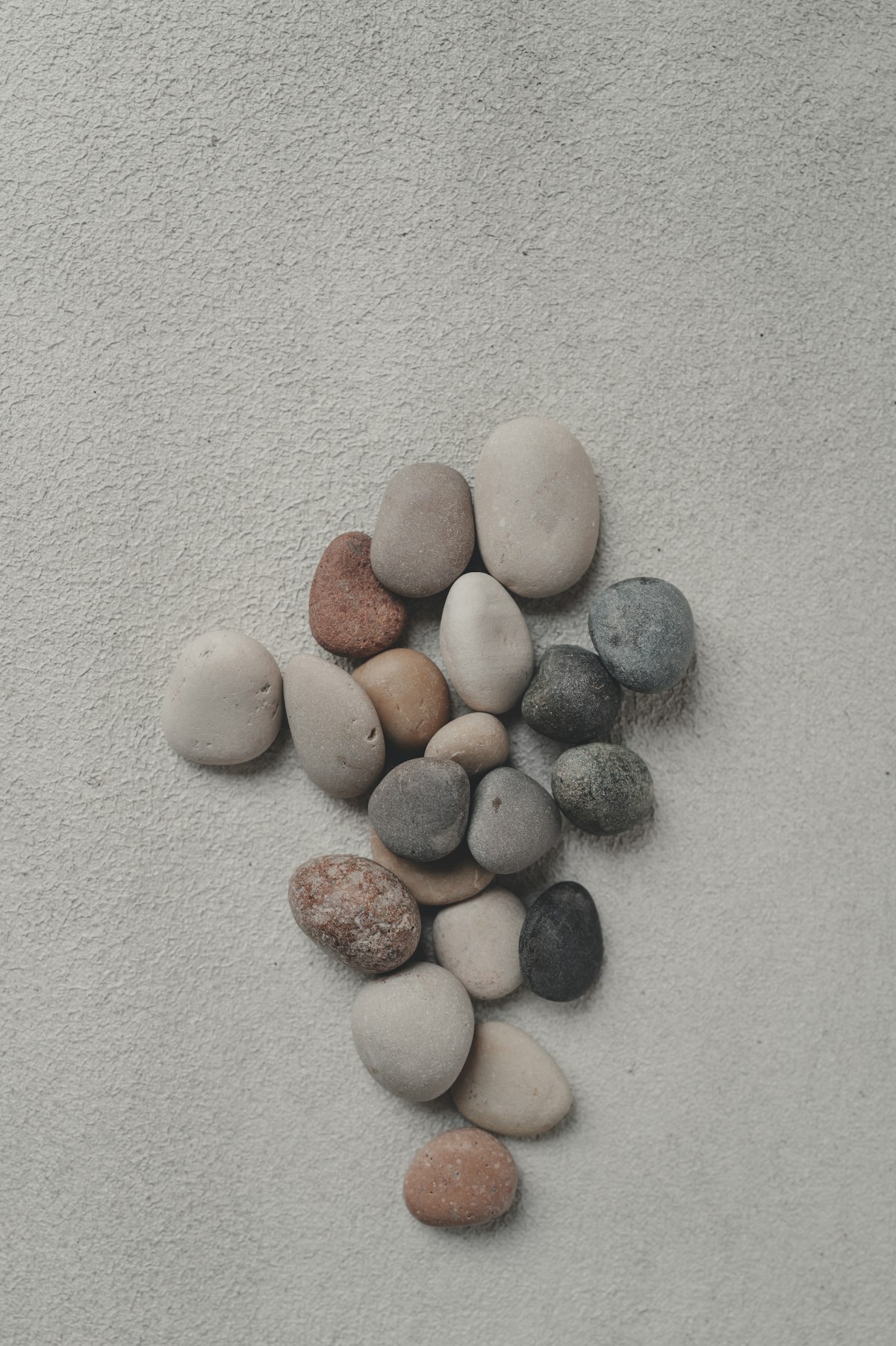 Photograph of natural river stones